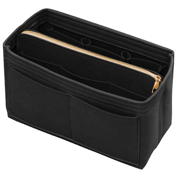 Purse Organizer Insert for Tote Fits LV Speedy Neverfull Longchamp Size SMALL - Picture 1 of 12